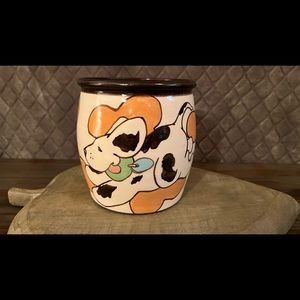 Ceramic Dog Design Canister
